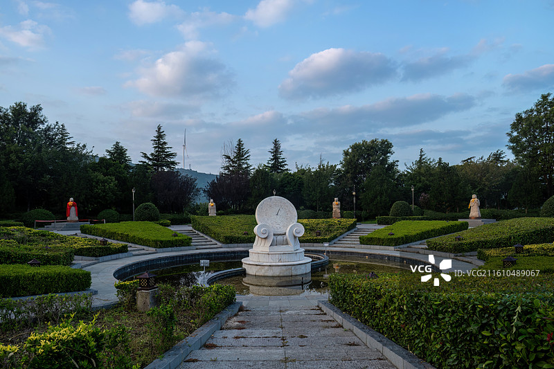 陕西省渭南市潼关县渭河、黄河交汇处的关隘潼关古城景观图片素材