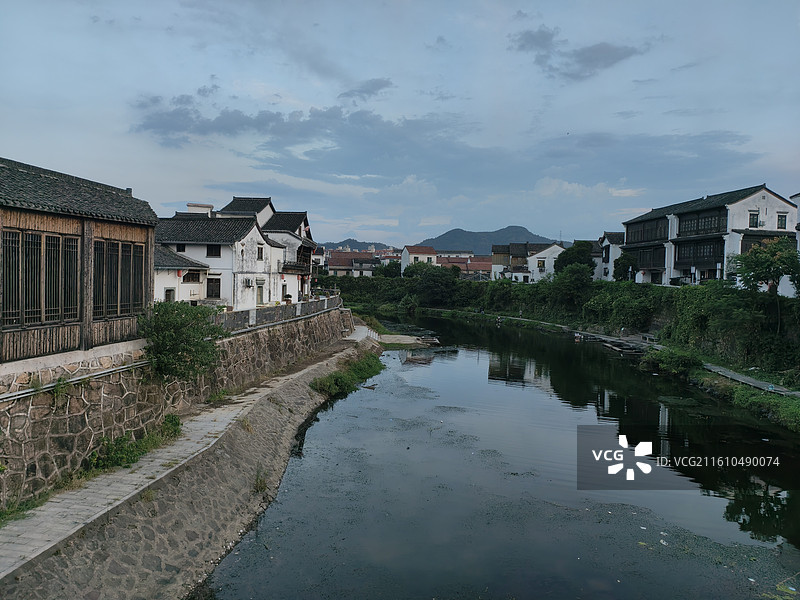 绍兴诸暨枫桥古镇图片素材