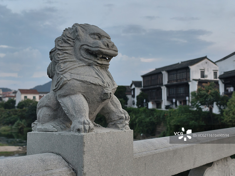 绍兴诸暨枫桥古镇图片素材