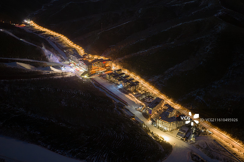 张家口崇礼云顶滑雪场北京冬奥会会场图片素材