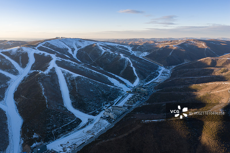 张家口崇礼云顶滑雪场北京冬奥会会场图片素材