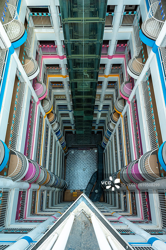 杭州西可科技园：对称美学图片素材