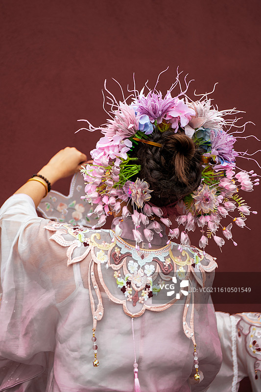 福建簪花图片素材