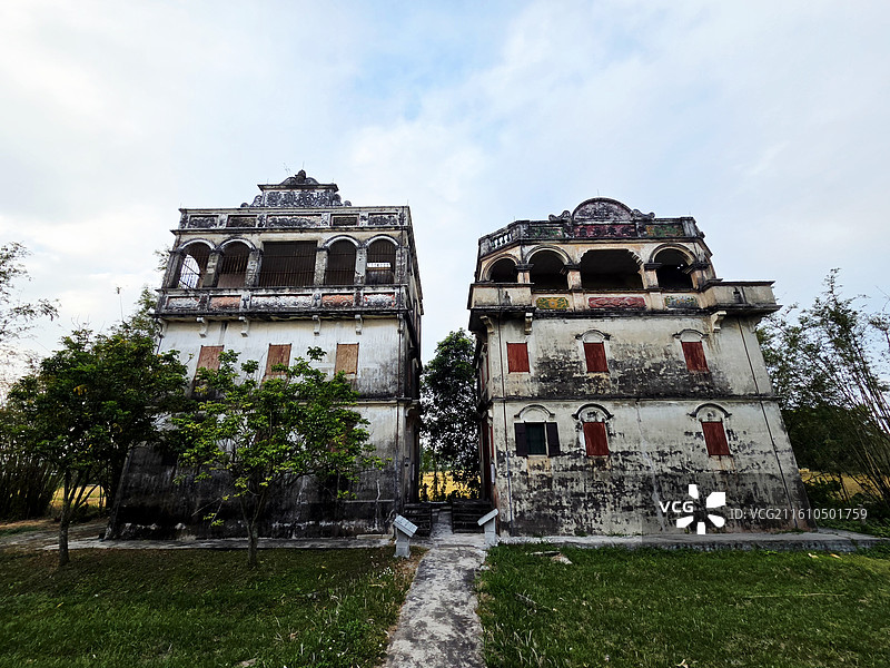 广东阳江开平碉楼图片素材