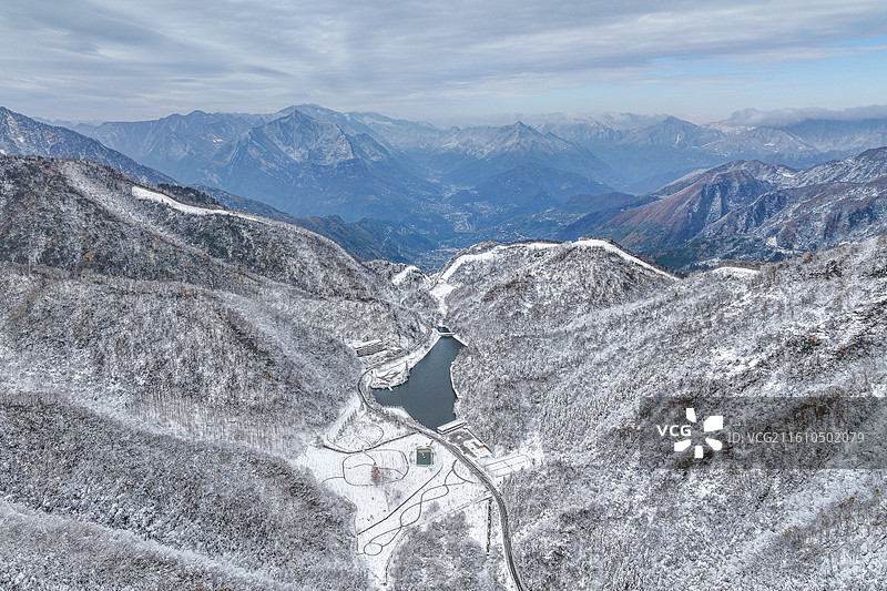 竹溪县十八里长峡天池与重庆巫溪图片素材