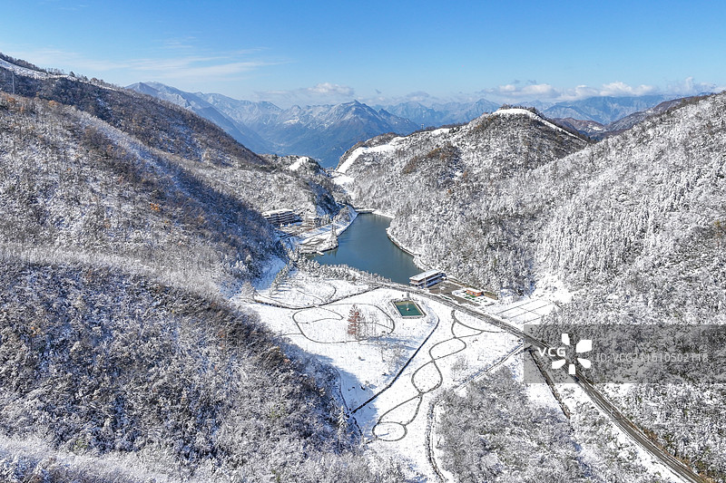 竹溪县十八里长峡天池图片素材