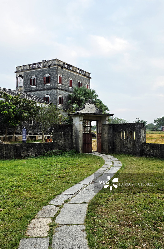 广东阳江开平碉楼图片素材