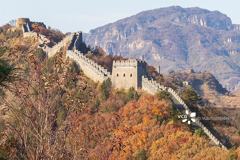 蓟县黄崖关长城图片素材