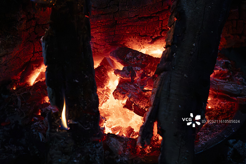 火塘图片素材