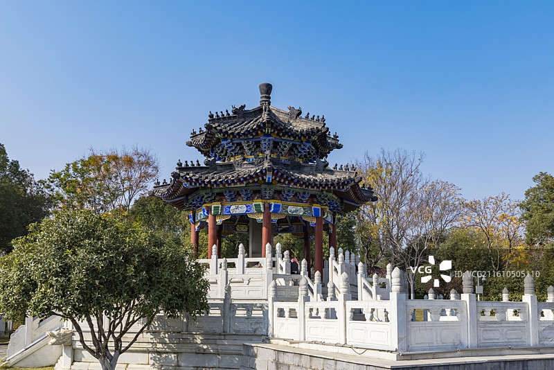 湖北武汉，楚望台，旅游风景区，辛亥革命遗址图片素材