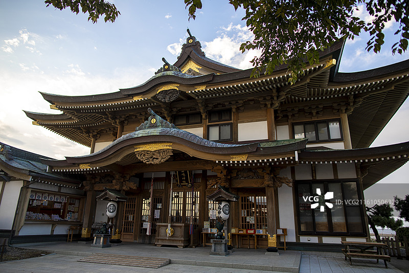 日本青森县八户芜岛神社的风光图片素材