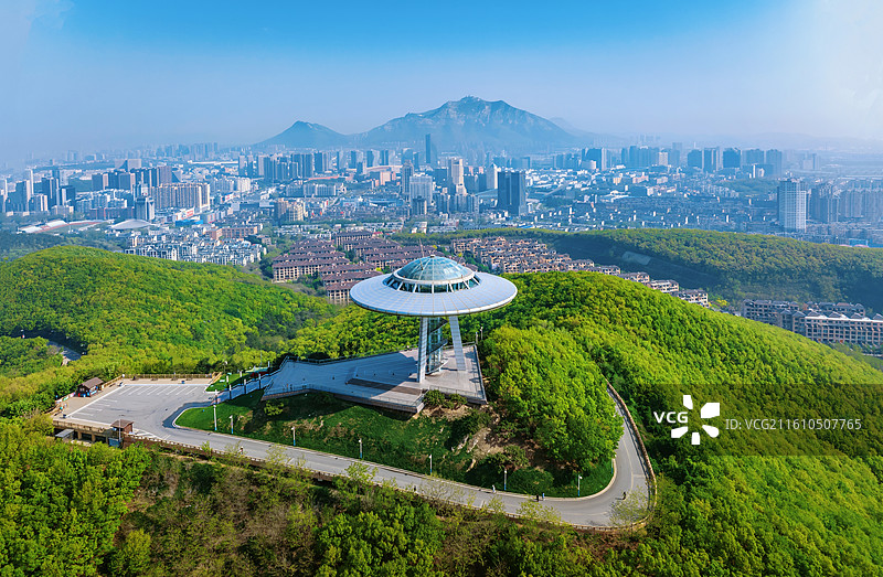 大连市金普新区童牛岭飞碟大黑山图片素材