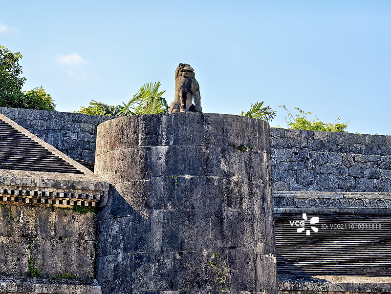 日本冲绳县那霸市，世界文化遗产玉陵（第二尚氏王朝历代陵墓）图片素材