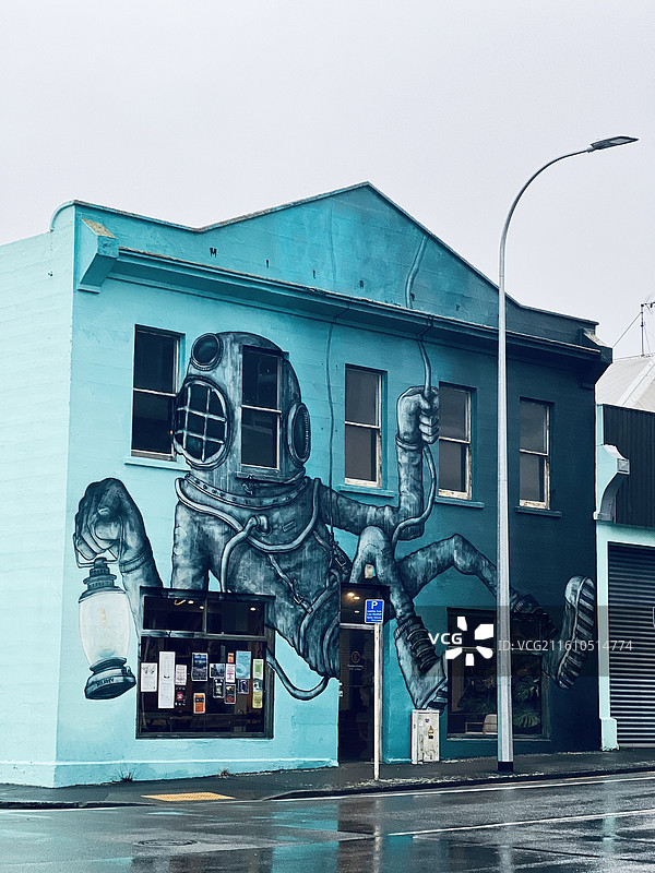 建筑涂鸦图片素材