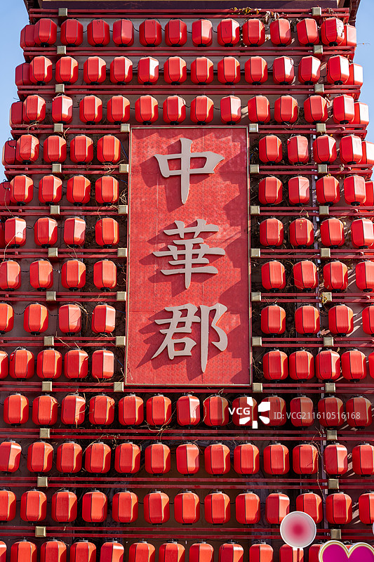 陕西富平县中华郡文化旅游景区图片素材