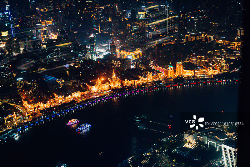 上海 财富 经济 长三角 航拍 发展 社会 夜景 建筑 新质生产力 外滩 东方明珠图片素材