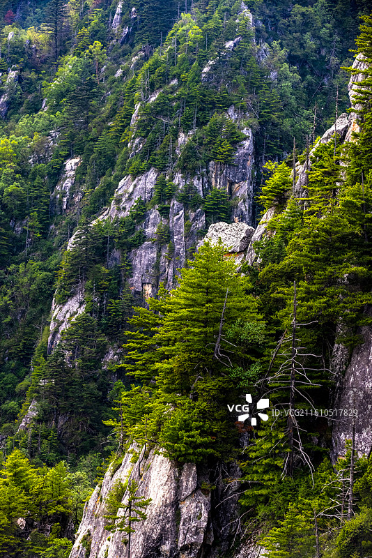 太白山七女秀峰图片素材