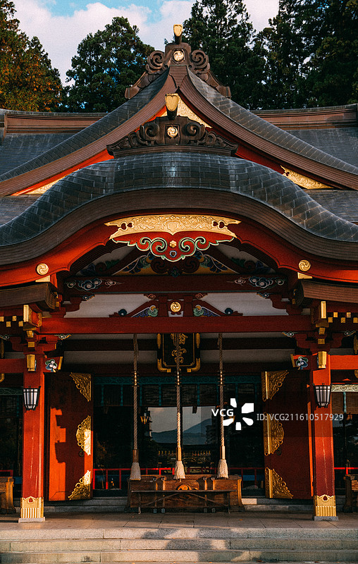 日本岩手盛冈八幡宫神社图片素材