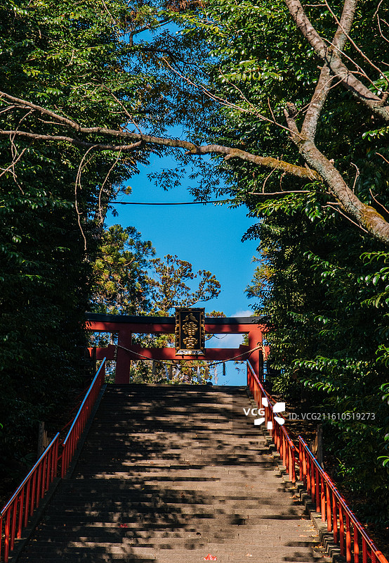 日本 仙台 大崎八幡宫图片素材
