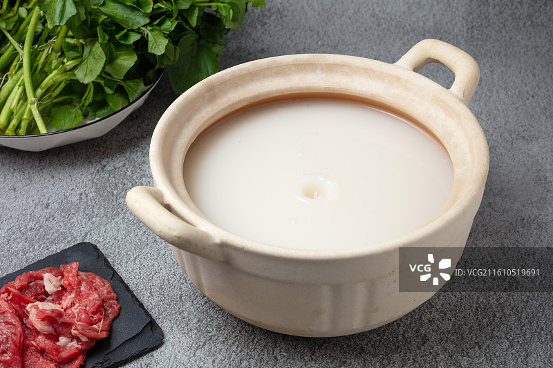 毋米粥火锅汤底图片素材