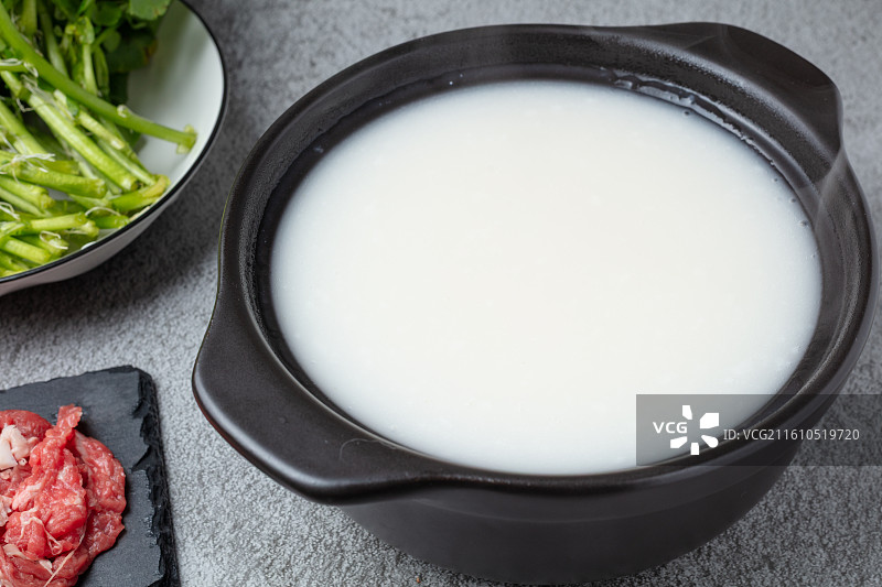 毋米粥火锅汤底图片素材