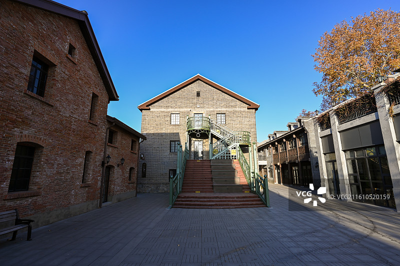 南京浦口火车站街区，朱自清背影发生地，中国最文艺火车站图片素材