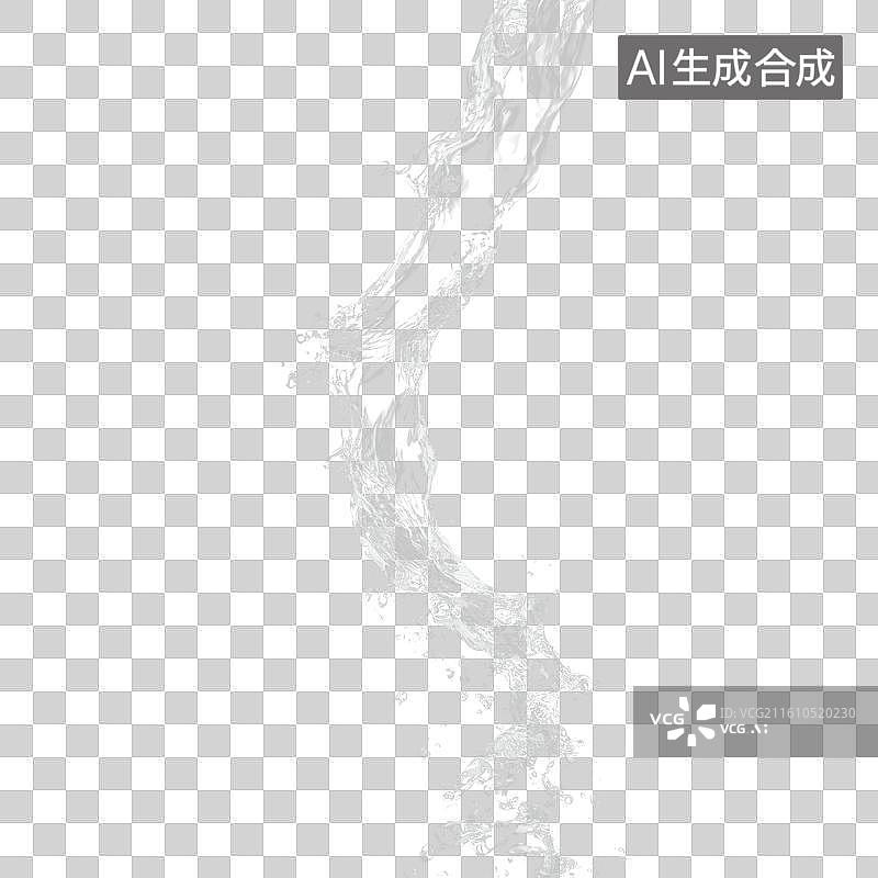 【AI数字艺术】飞溅的水花与水流图片素材