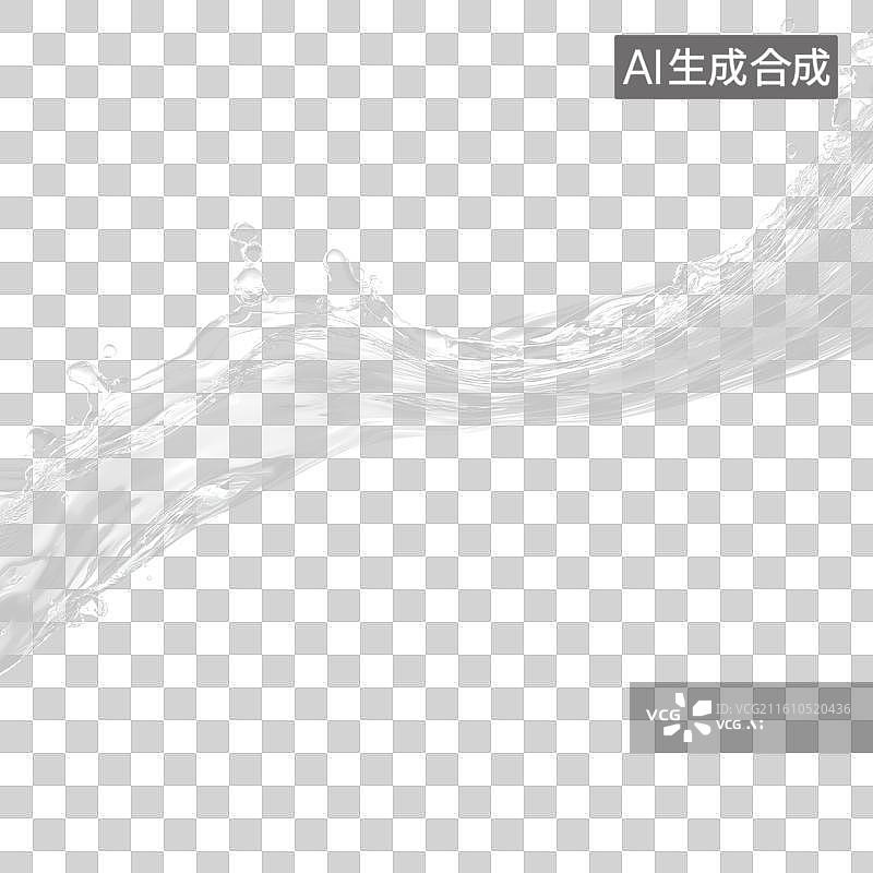【AI数字艺术】飞溅的水花与水流图片素材