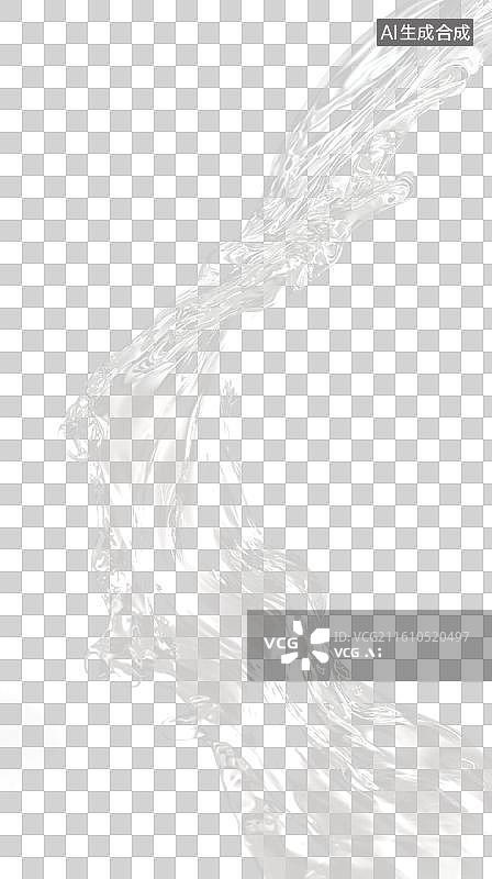【AI数字艺术】飞溅的水花与水流图片素材