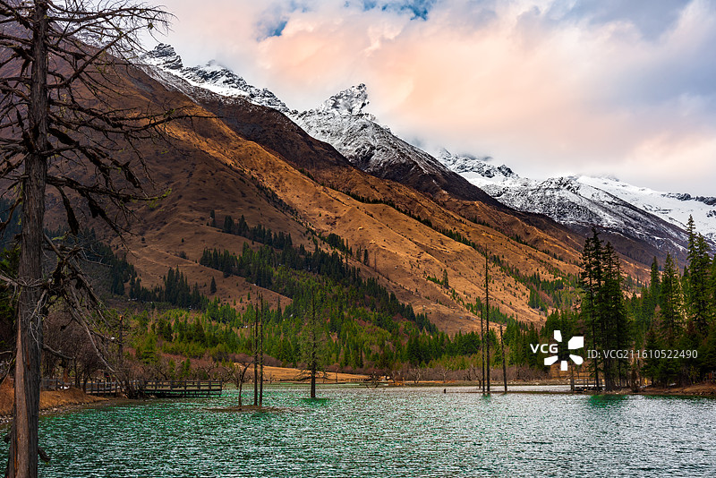 双桥沟风景图片素材