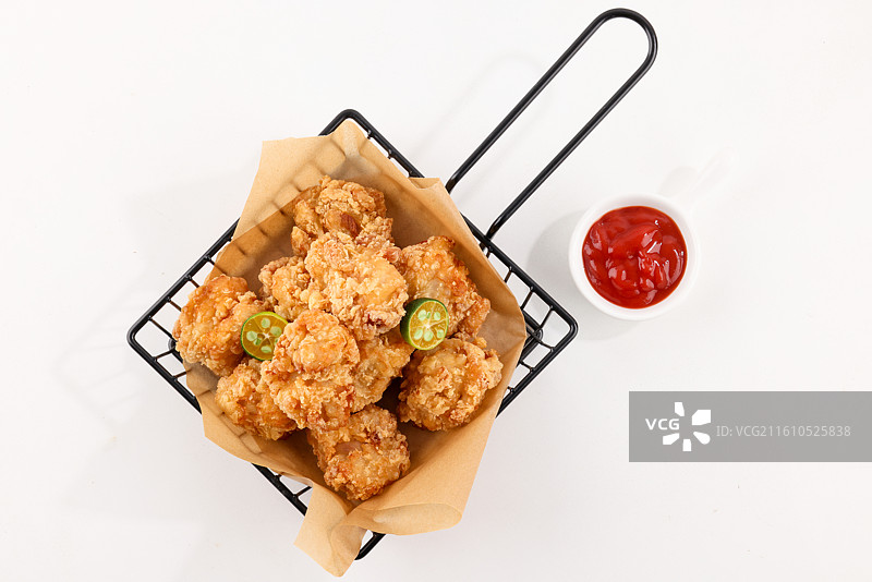 唐扬日式炸鸡块图片素材