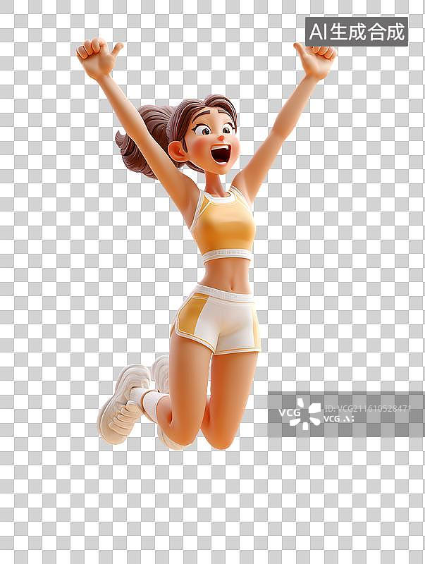 【AI数字艺术】海报排球运动图片素材