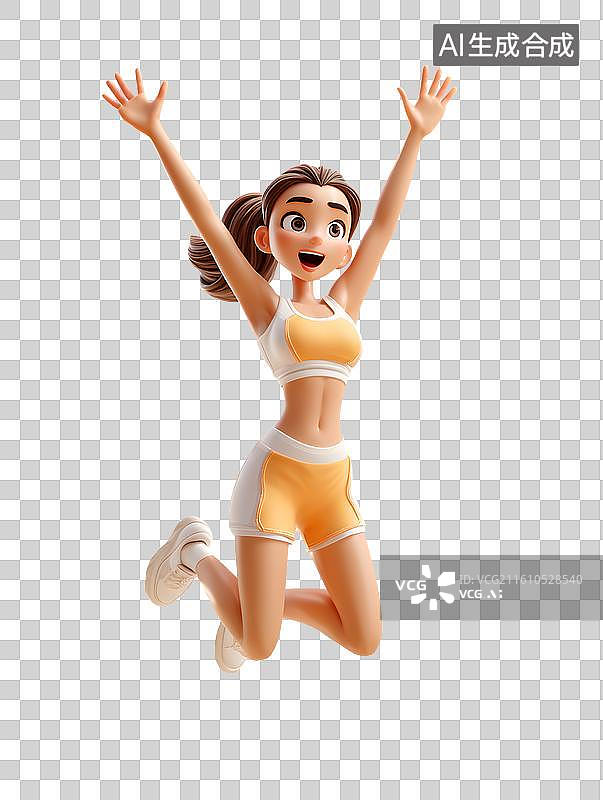 【AI数字艺术】海报排球运动图片素材