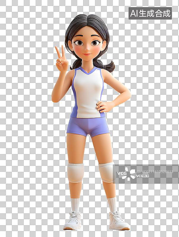 【AI数字艺术】海报排球运动图片素材