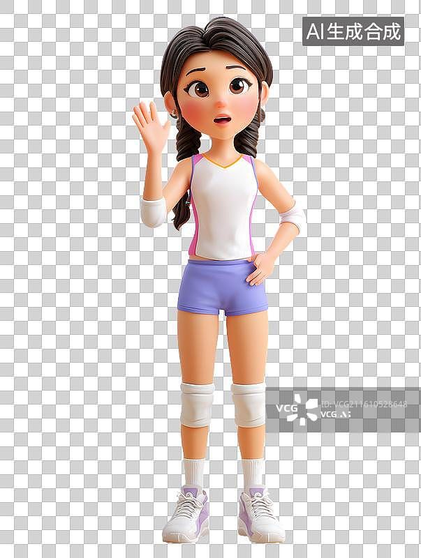 【AI数字艺术】海报排球运动图片素材