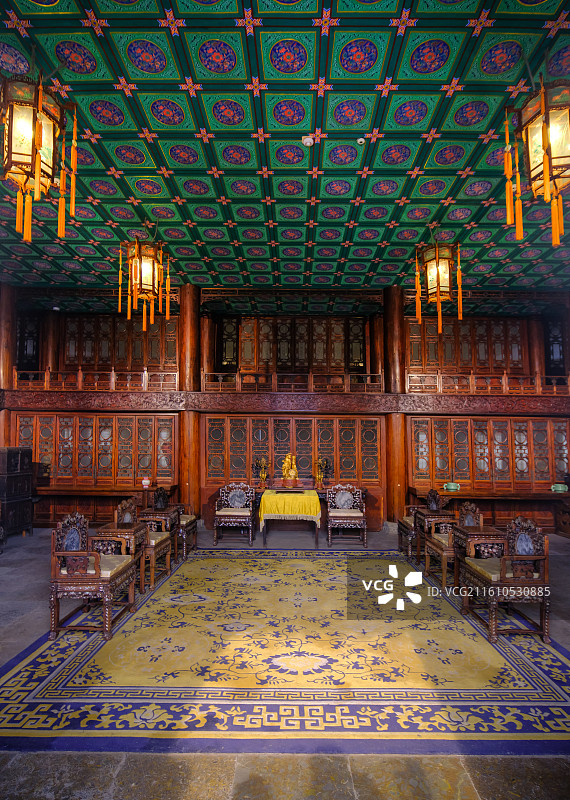 北京恭王府-锡晋斋（和珅卧室）图片素材