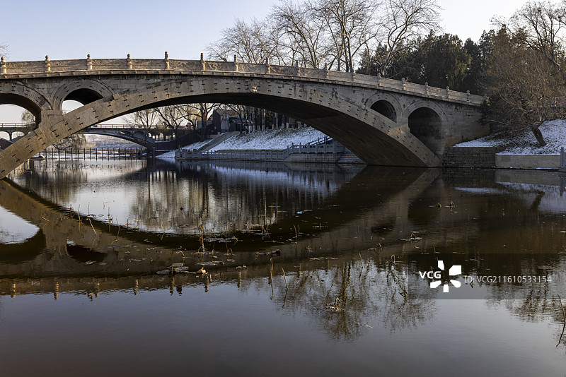 河北省石家庄市赵县赵州桥景区摄影图片图片素材