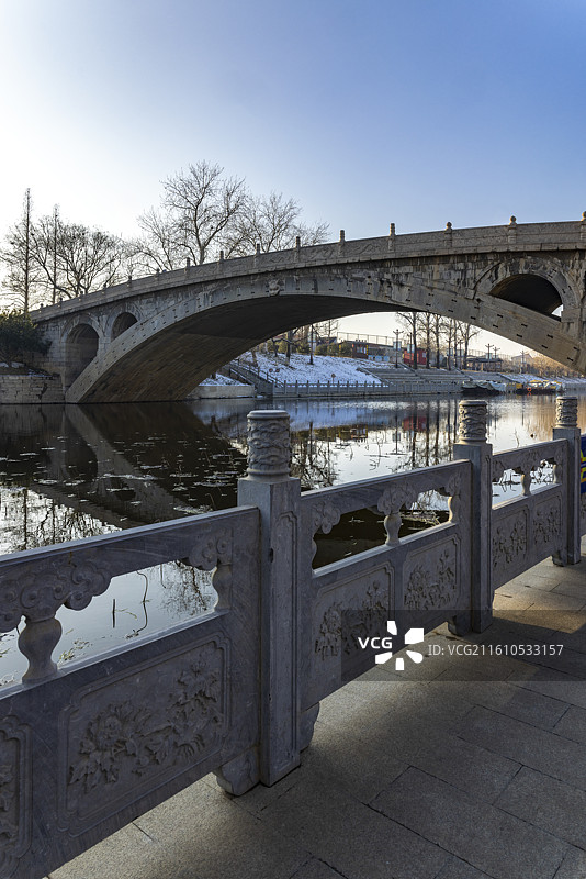 河北省石家庄市赵县赵州桥景区摄影图片图片素材