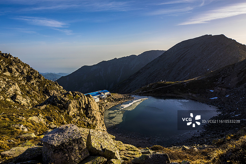 太白山爷海图片素材