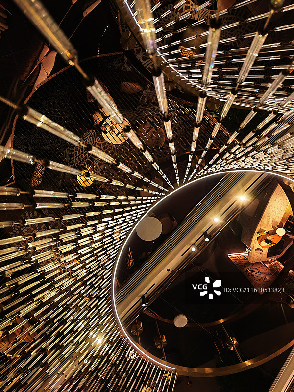 澳门新濠影汇W酒店酒廊一角图片素材