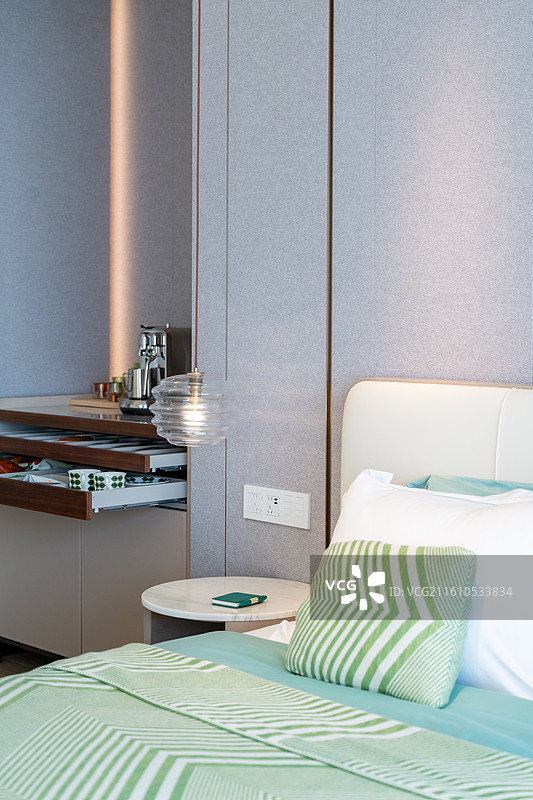 轻奢风酒店套房室内建筑景色图片素材