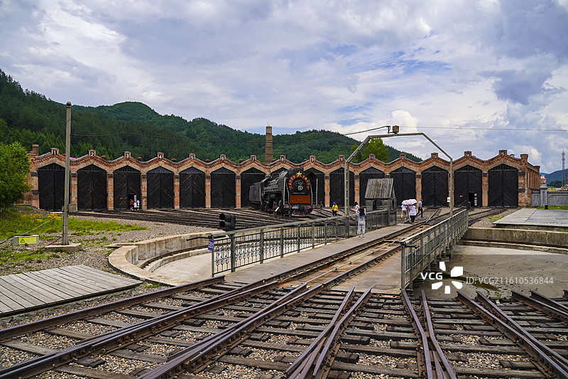牡丹江横道河子中东铁路博物馆图片素材