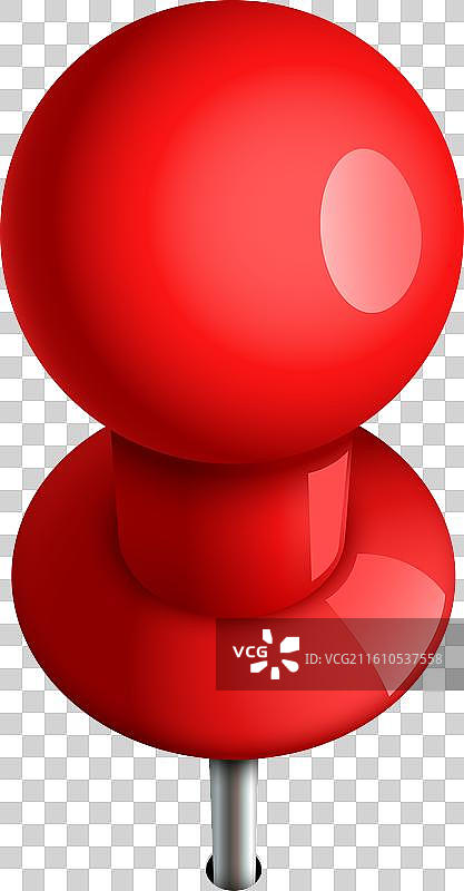 红色的塑料图钉板闪亮的图钉图片素材