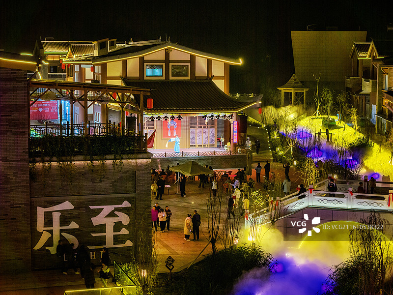 四川乐至真红巷图片素材