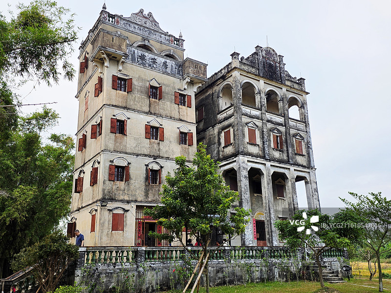 广东阳江开平碉楼图片素材