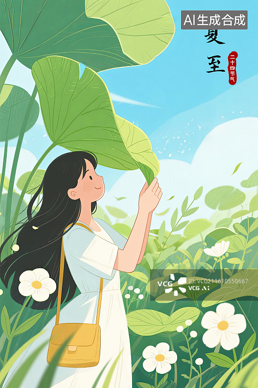 【AI数字艺术】夏至图片素材