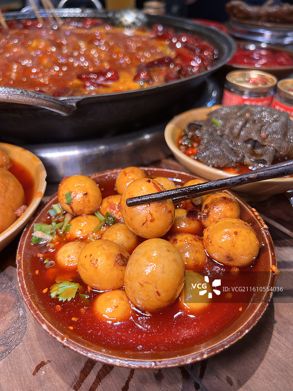 成都美食麻辣火锅图片素材