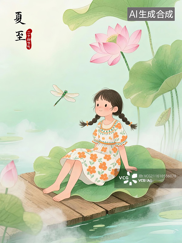 【AI数字艺术】夏至图片素材