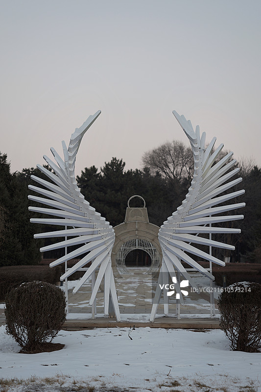 内蒙古呼和浩特如意广场景观雕塑图片素材