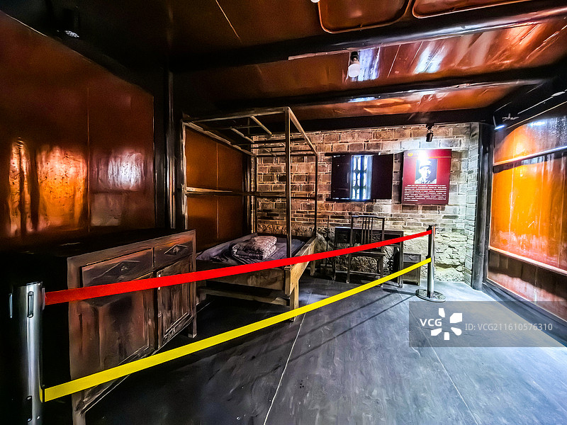 2025年11月27日贵州铜仁德江县枫香溪会议会址，枫香溪会议纪念馆级纪念馆的陈设，枫香溪会议纪念碑图片素材